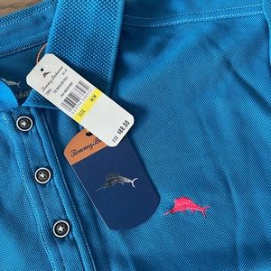 New Tommy Bahama Blue Polo